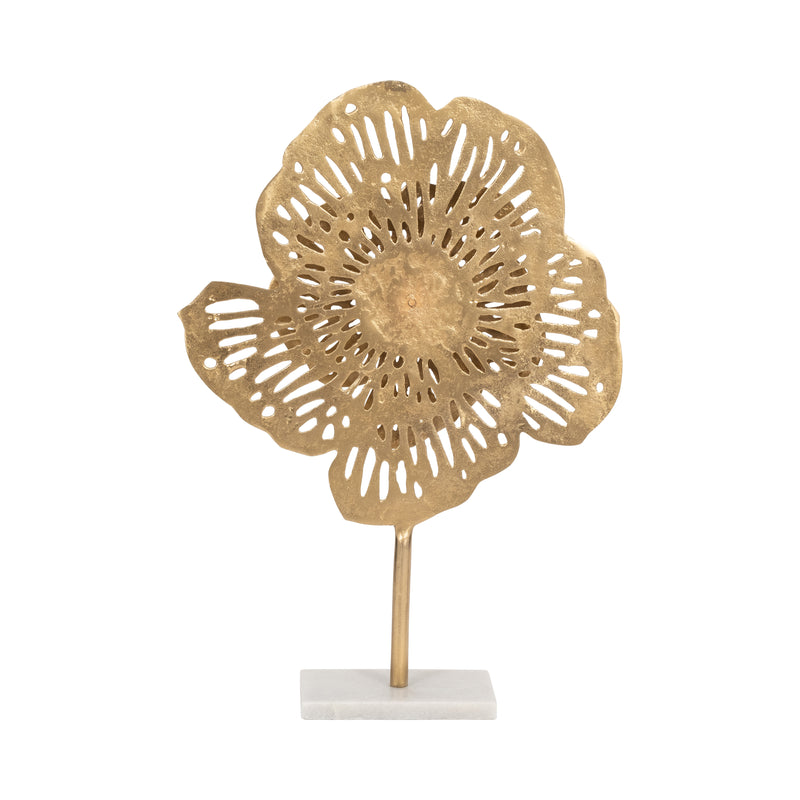 20 Salma Small Gold Flower Statuary