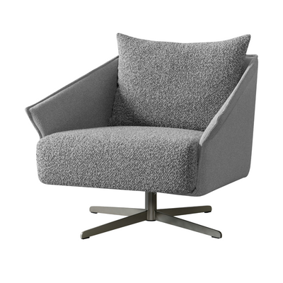 Ahad Grey Boucle Chair