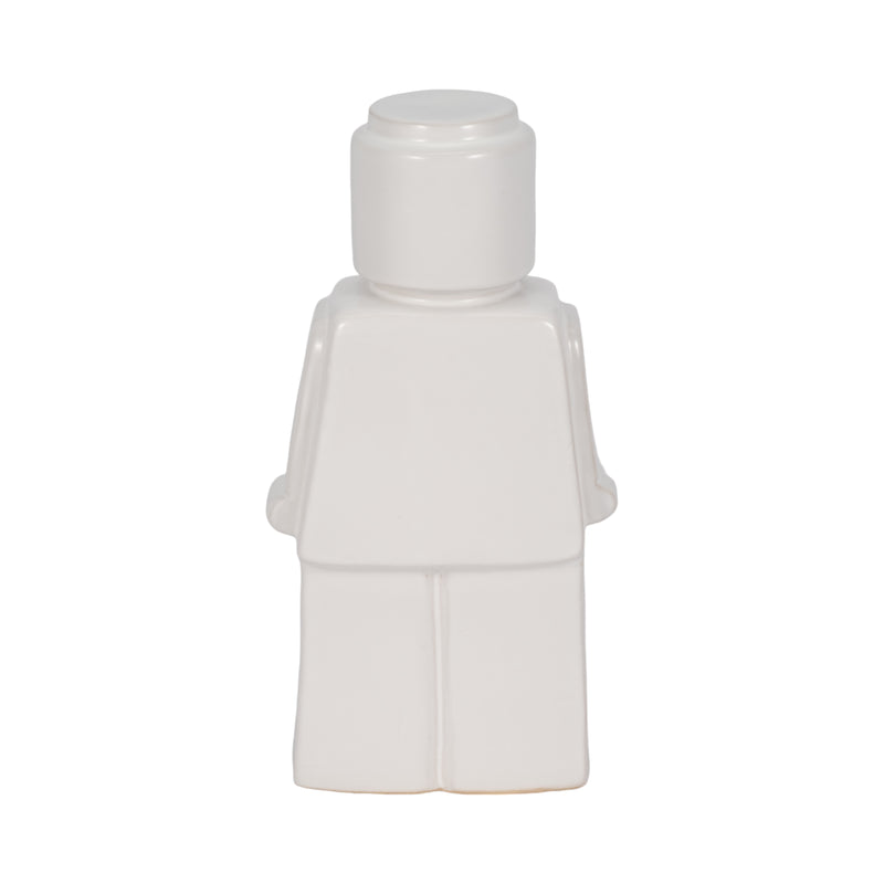 12 Lego Man Figure, White