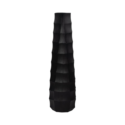 23 Terini Medium  Metal Vase, Black