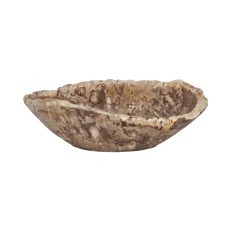 Petrified Wood, 18 Oval Bowl, Multi