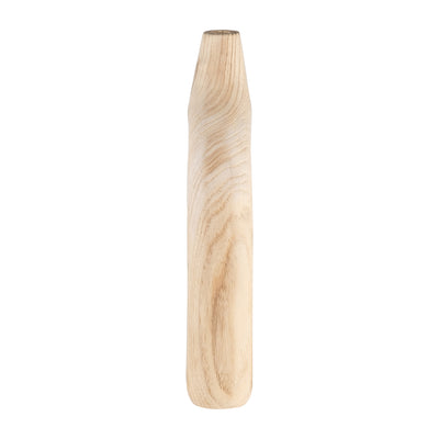 WOOD, 14H CUT-OUT VASE, NATURAL