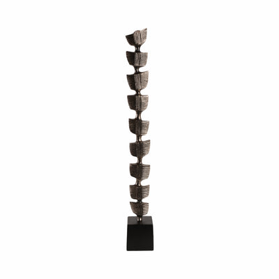 34 Hensly Large Metal Statuary, Black