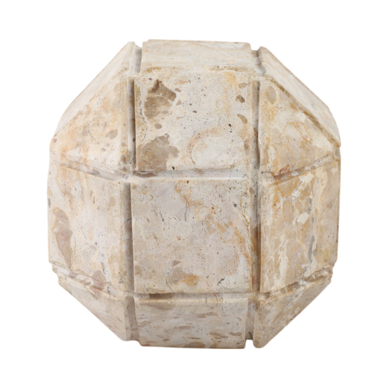 5 Pompano Medium Beige Marble Sphere