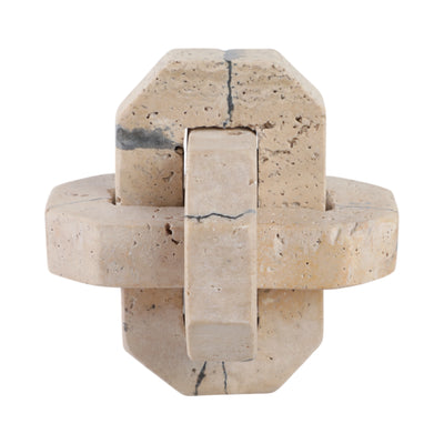 5 Gorda Small Crackle Travertine Knot