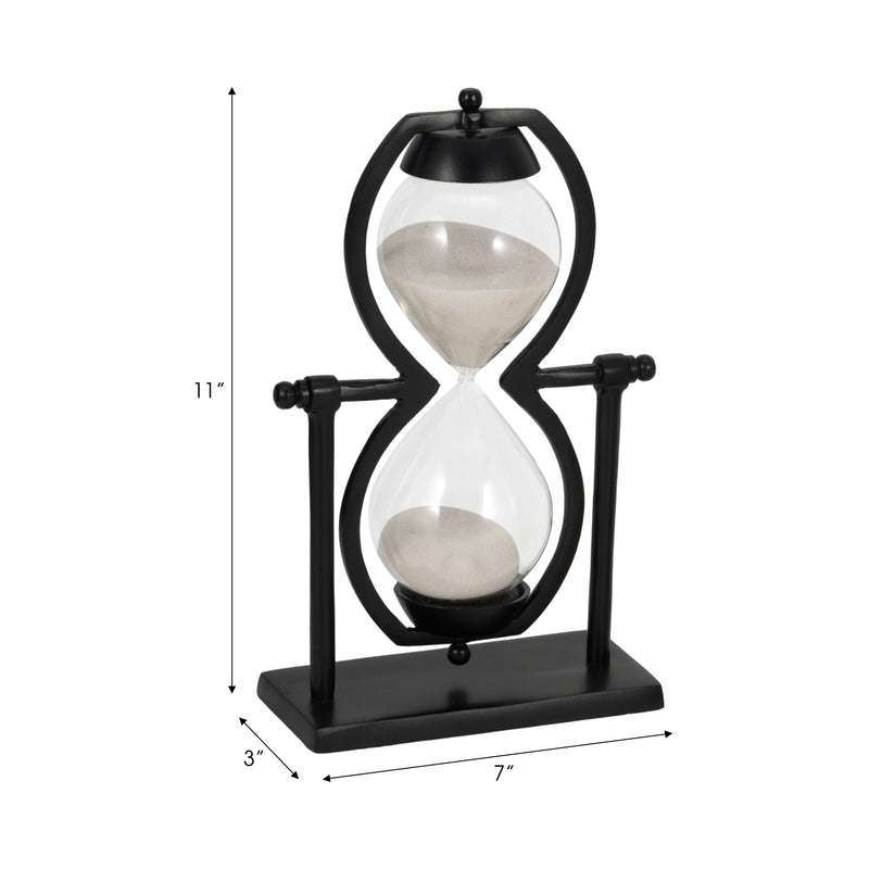 11h Black Metal Sandtimer