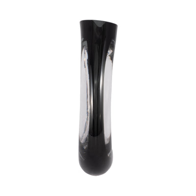 10 Elina Cut-out Black Glass Vase