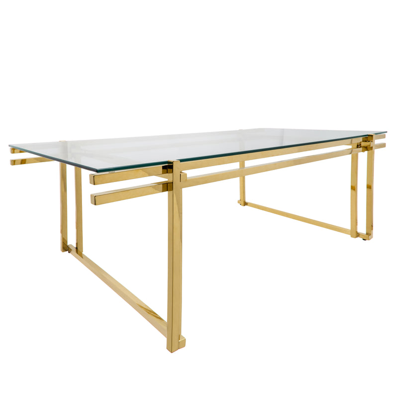 METAL 55 COFFEE TABLE, GOLD