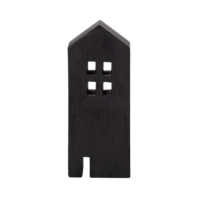 10 Wood House Decor, Black