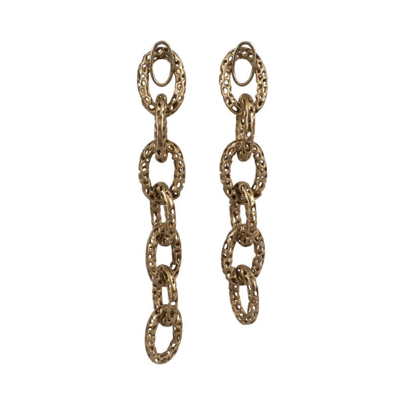 S/2 29/34 Mahin Metal Wall Links, Champagne