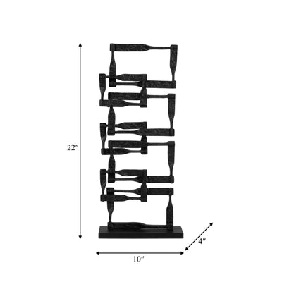 METAL, 23H STACKING SQUARES, BLACK