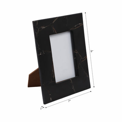 4x6 Edina Black Quartz Photo Frame