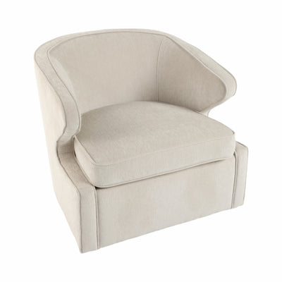 32 Karlsson Swivel Accent Chair, Ivory