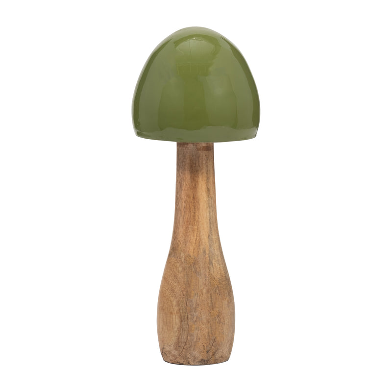 WOOD, 10 CONED MUSHROOM, OLIVE