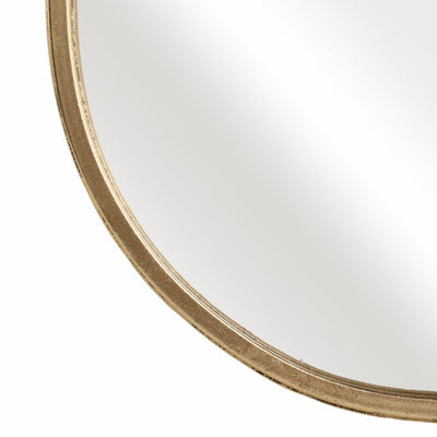 25x37 Arch Top Mirror, Gold