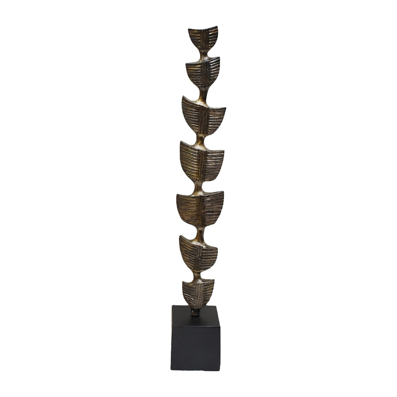 29 Hensly Small Metal Statuary, Black