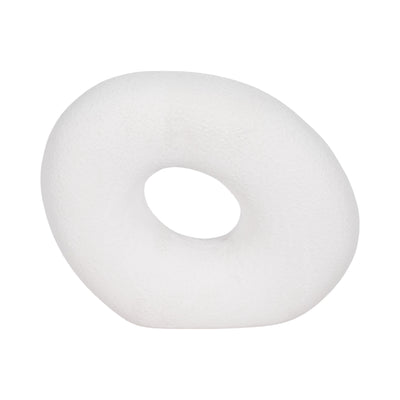 10 Textured Open Cut-out Slanted Circle Object, W