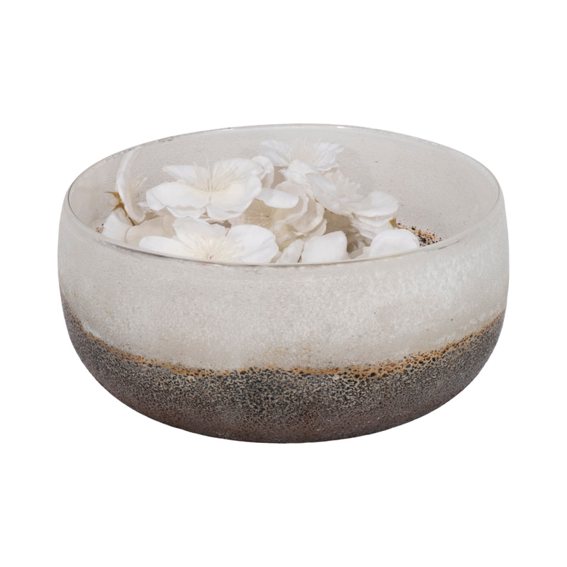 8 Ombre Bowl, White/grey