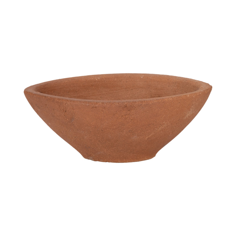 10 Tapered Terracotta Bowl, Natural