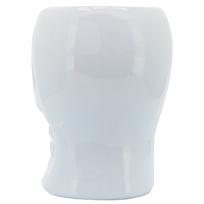 CER, 6 SKULL VASE, WHITE