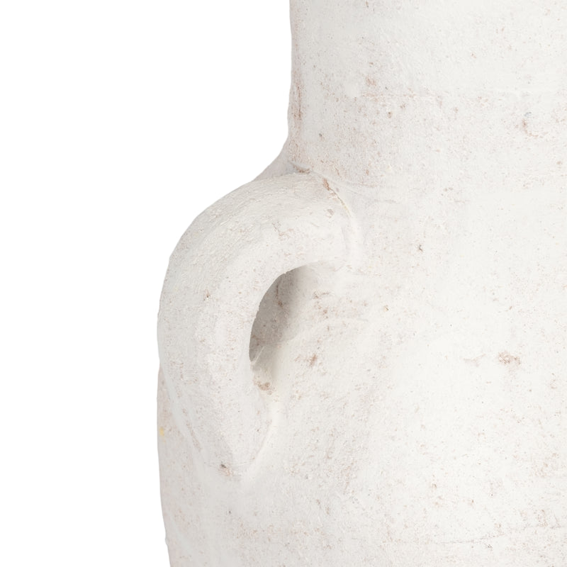 19 Terracotta Nomad Vase Rough Finish, White