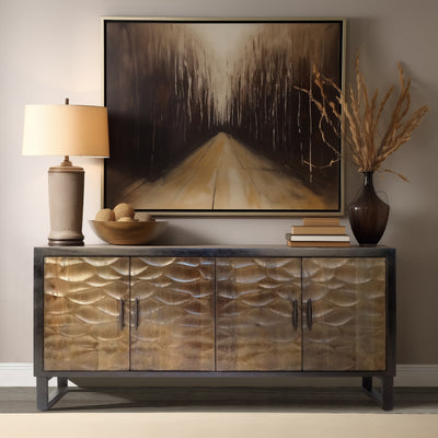 65 Ramsey Wood Sideboard, Brown