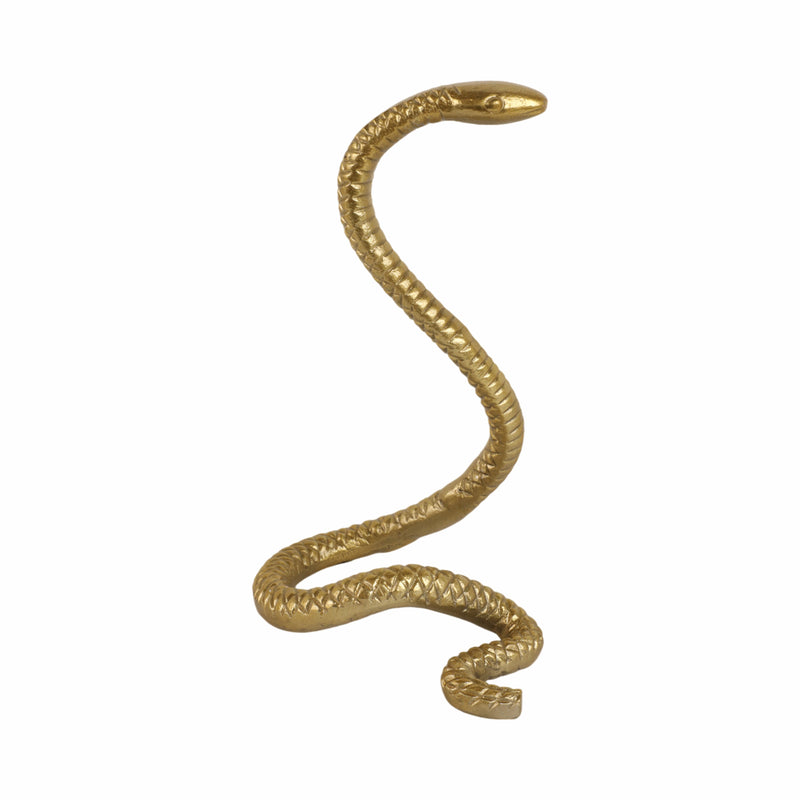 10 Tall Snake Tabletop D?cor, Gold