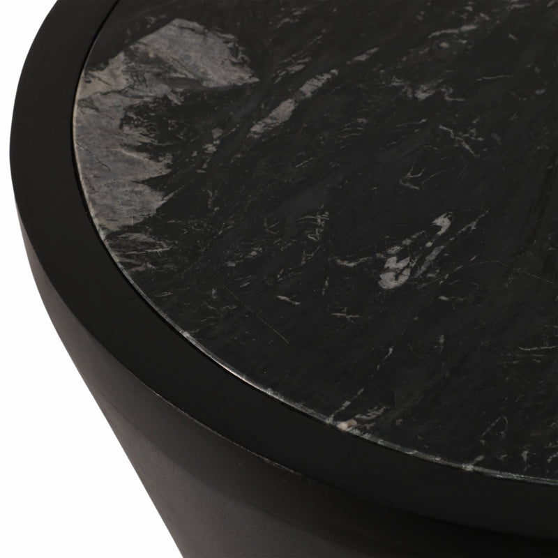 20 Crestly Black Side Table