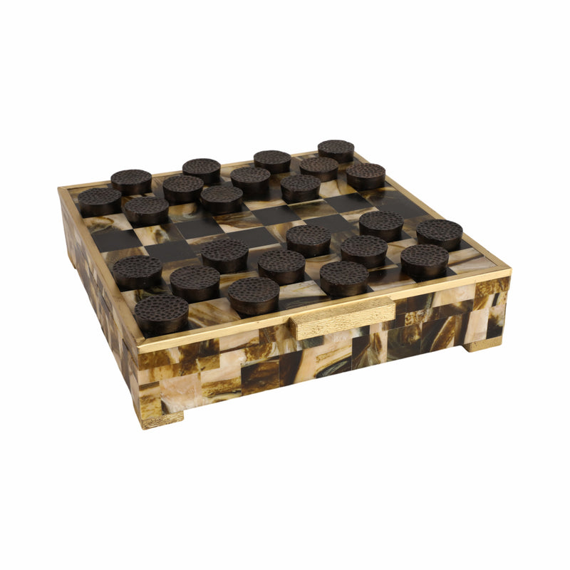 15x15 Allagash Horn Resin Checker Box Set