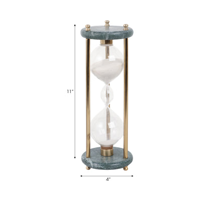 11 Finnegan Green Marble Hourglass