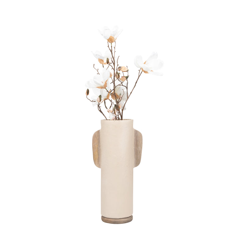 Ecomix, 19 Organic Vase, Ivory