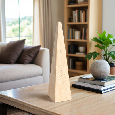 16 Travertine Obelisk, Tan