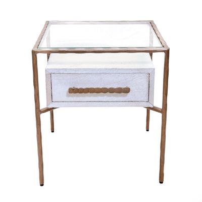 22 Azamara Real Hide Accent Table