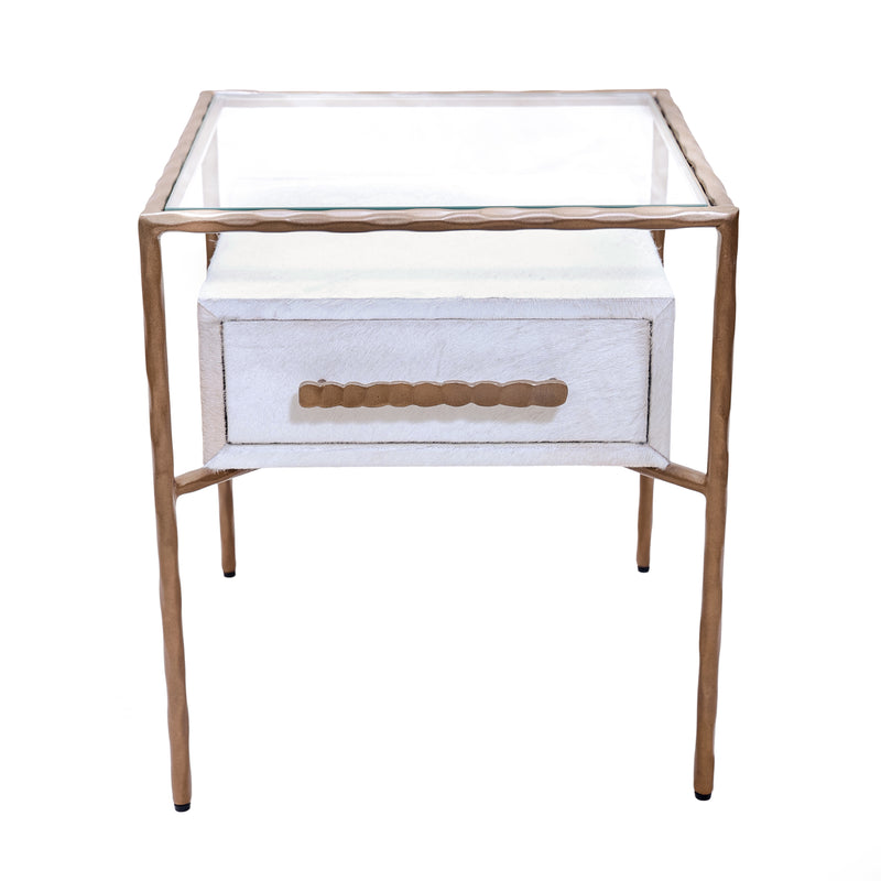 22 Azamara Real Hide Accent Table