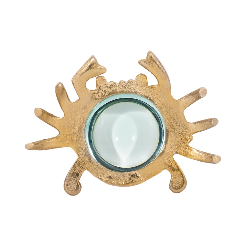 7 Crab Magnifying Glass, Gold