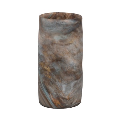 10 Dimpled Alabaster Finish Vase, Multi