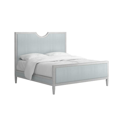 Harper Vintage Blue 6/6 Uph Panel Bed