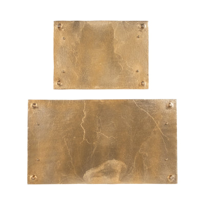 S/2 14/21 Rada Gold Link Trays