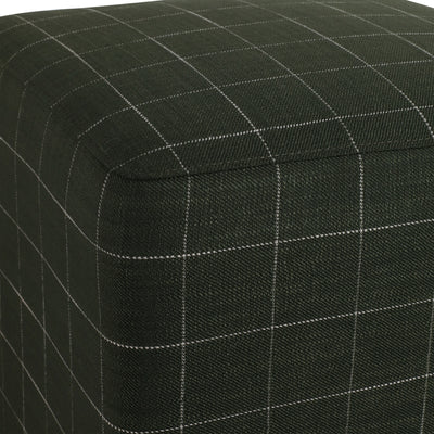 20X20 SQUARE OTTOMAN, OLIVE