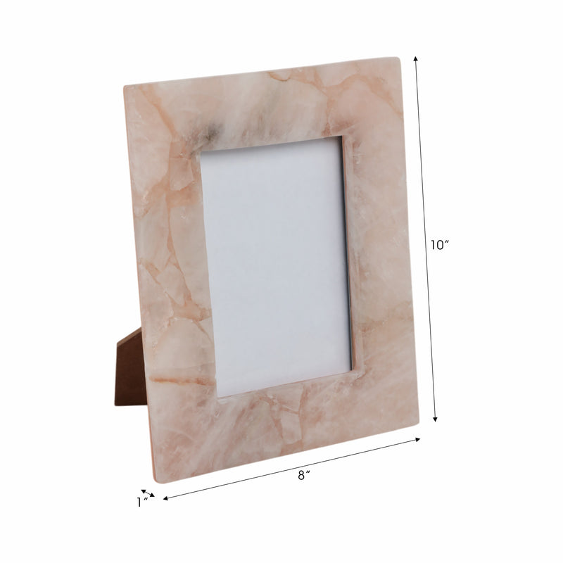 5x7 Edina Pink Quartz Photo Frame