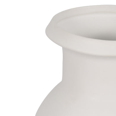 CER, 13H TALL SLIM VASE, WHITE