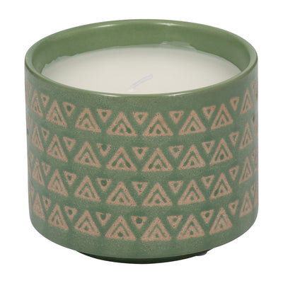 5 15oz Aztec Citro Candle, Green