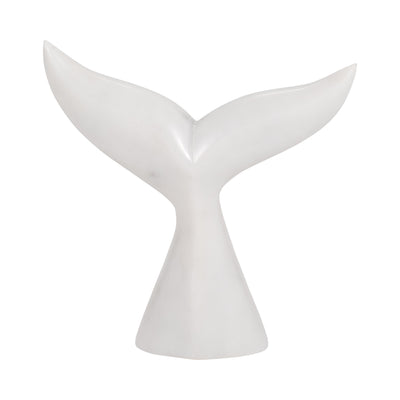 Marble, 7 Whale Tail, White