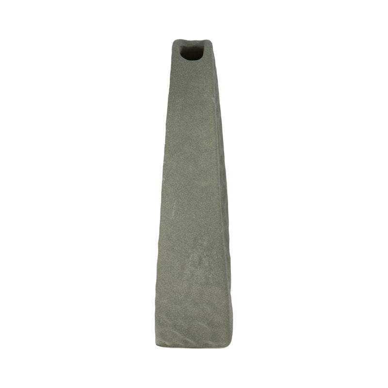 10 Textured Open Cut-out With Vase Opening, Sage