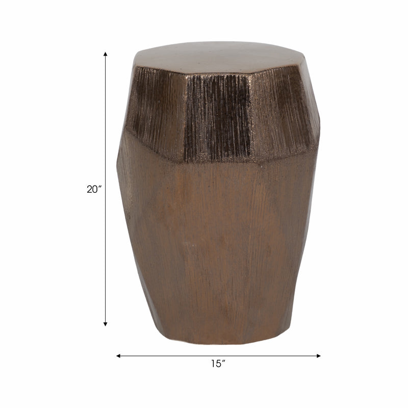 20 Tiziano Ceramic Bronze Garden Stool