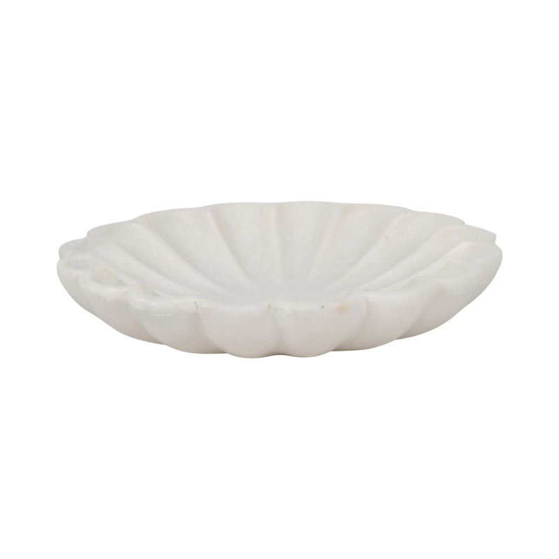 8 Hadara Marble Flower Tray, Tan