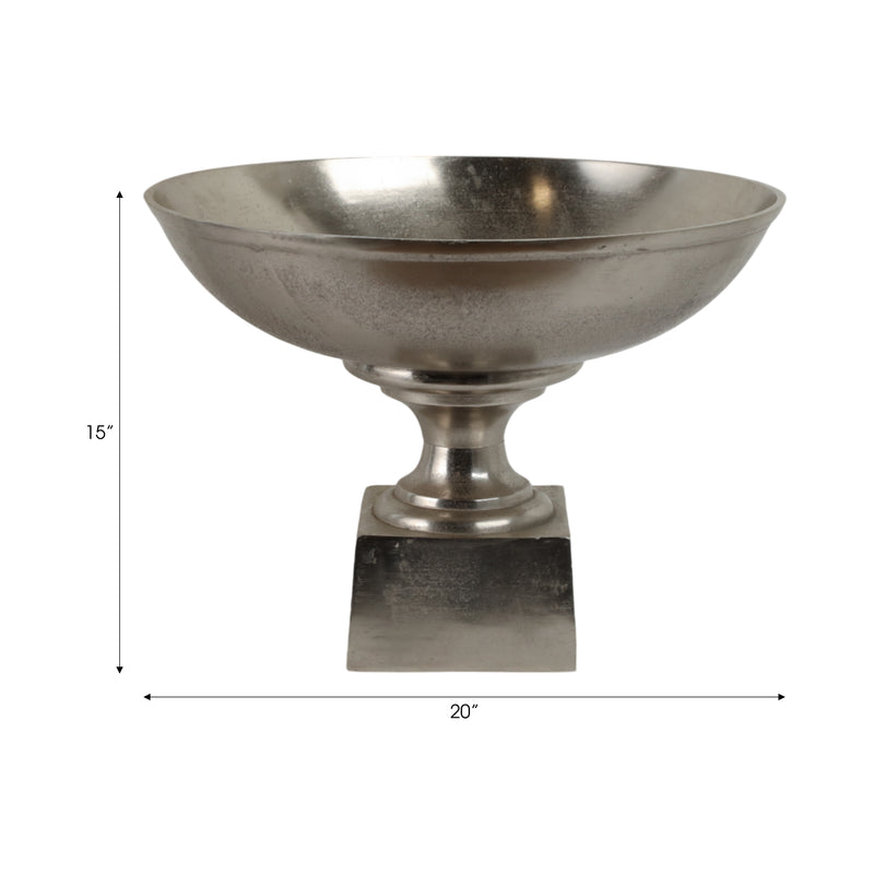 20 Kenosha Silver Aluminum Bowl