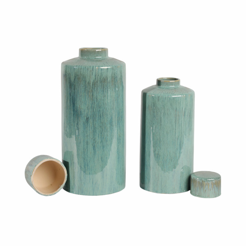 S/2 14/19 Corvallis Ceramic Canisters