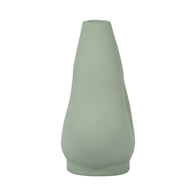 CER, 7 SHORT OPEN CUT-OUT NOMAD VASE, DARK SAGE