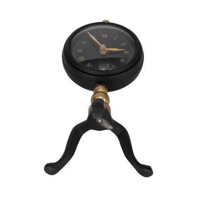 10 Addison Gold And Black Desk Clock